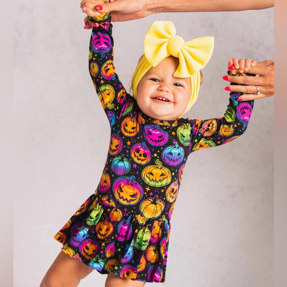 Colorful Halloween Pumpkin Kids Costume